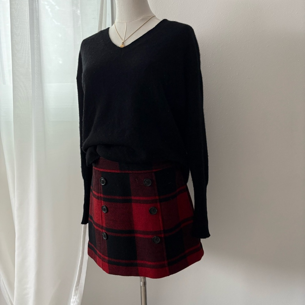 Gap wool blend mini skirt